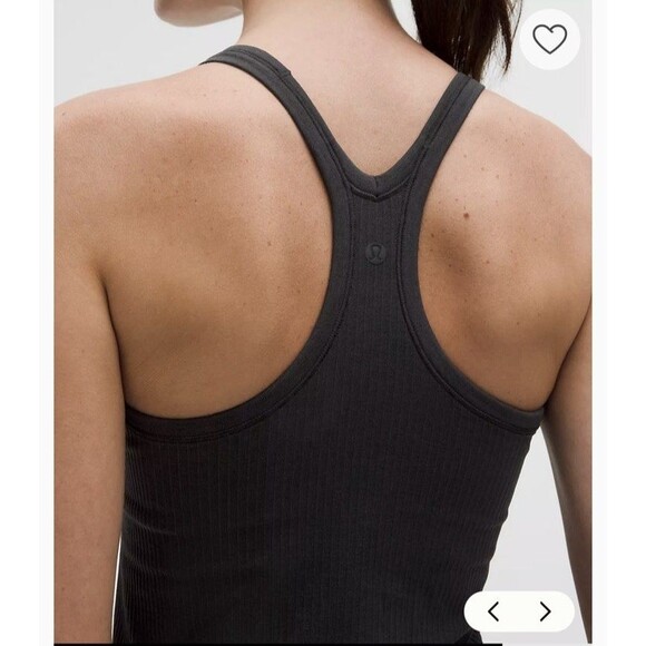 Lululemon Ebb to Street Tank Top Size 6 Light Support B/C Cup Black Yoga Workout - Picture 5 of 11